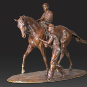 Secretariat - Left-Bogucki Studio Sculpture