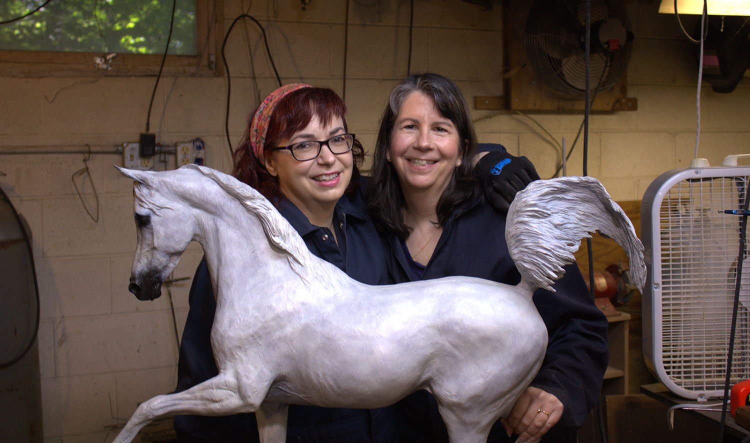 Sheri and Kathi Bogucki at work